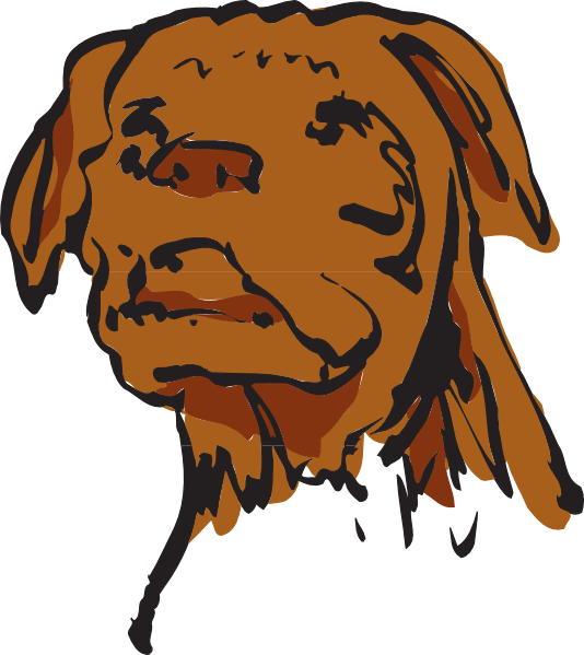 Dog Face Art Svg Clip Arts 534 X 599 Px (534x599), Png Download
