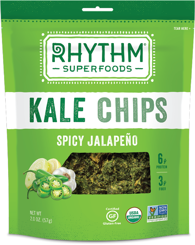 Kale Png For Kids - Rhythm Superfoods Kale Chips - Zesty Nacho - Pack (1000x1041), Png Download