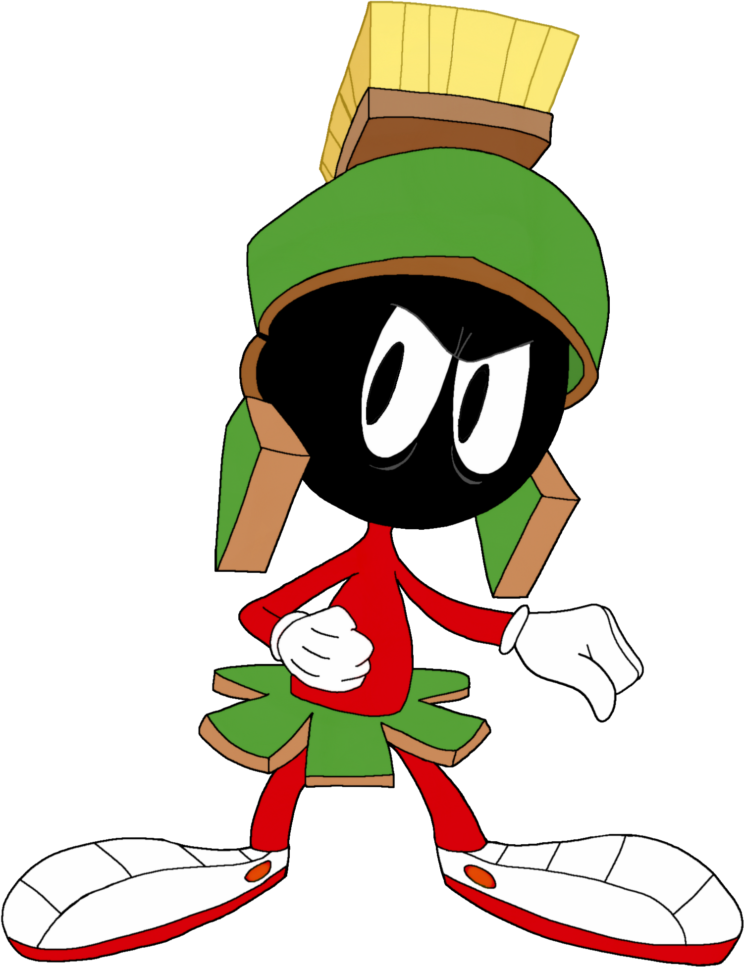 Marvin The Martian - New Looney Tunes Marvin The Martian (1769x1996), Png Download
