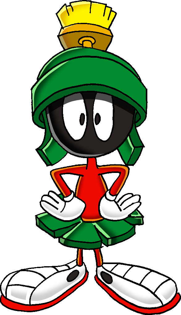 Marvin The Martian Images - Marvin The Martian (586x1020), Png Download