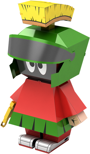 Picture Of Marvin The Martian - 3d Metal Earth Looney Tunes (372x620), Png Download