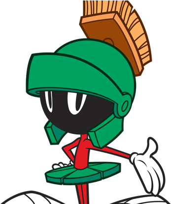 Marvin The Martian - Looney Tunes Show Marvin (1600x412), Png Download