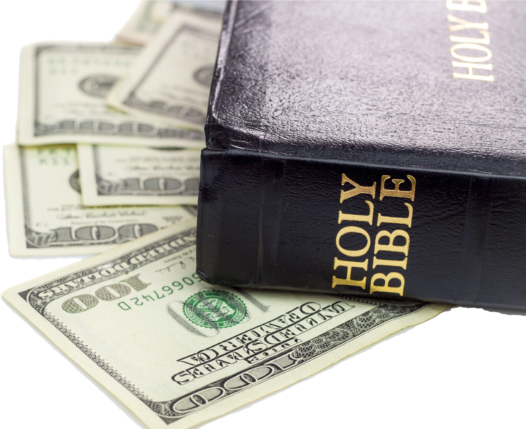 Seven Books Every Christian Business Leader, Sales - Bible And Money (2508x1672), Png Download