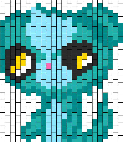 Sunil Lps Bead Pattern - Lps Perler Beads (504x580), Png Download