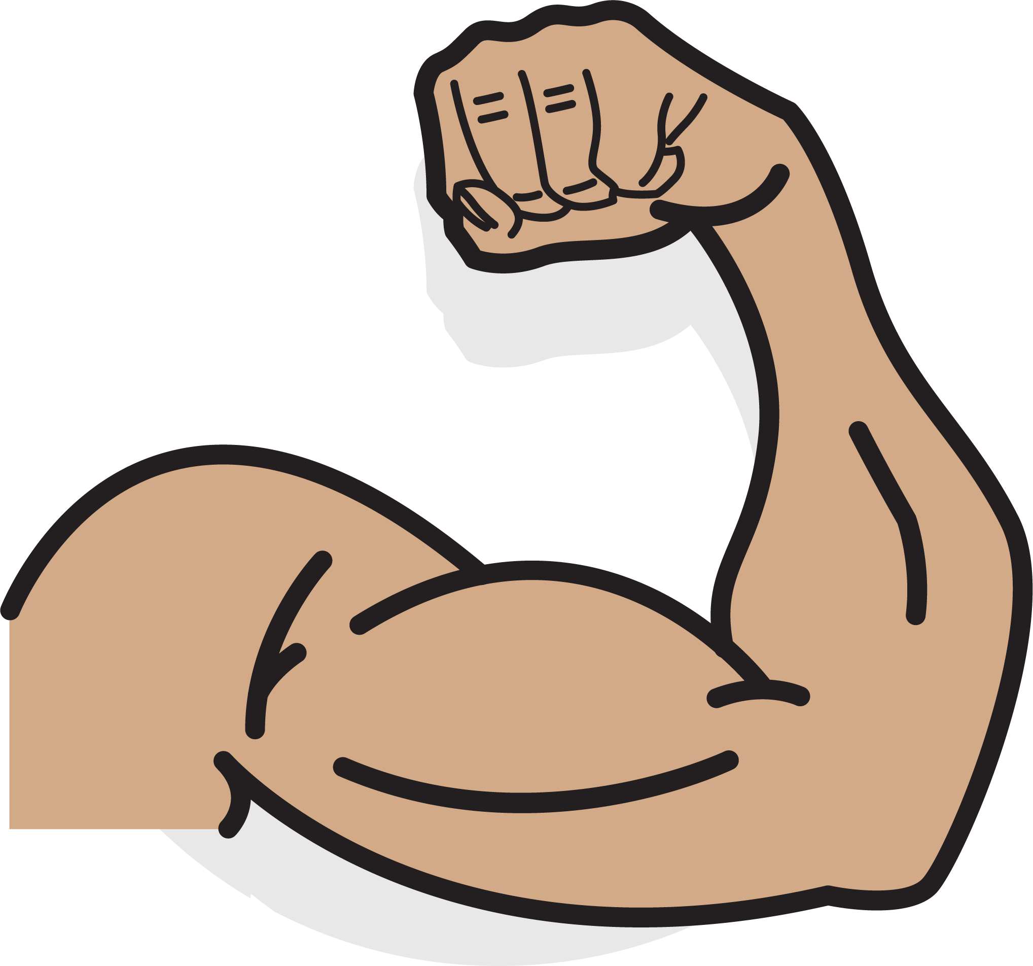 Fist Thumb Arm Clip Art The Transprent - Arm (2037x1904), Png Download