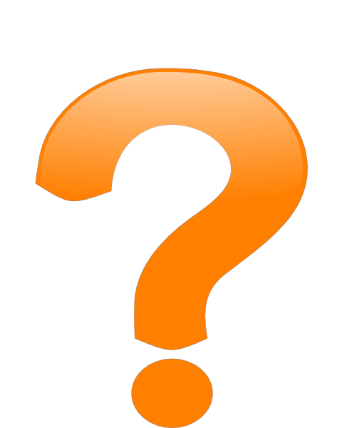 Question Mark Icon Png - Orange Question Mark Symbol (480x600), Png Download