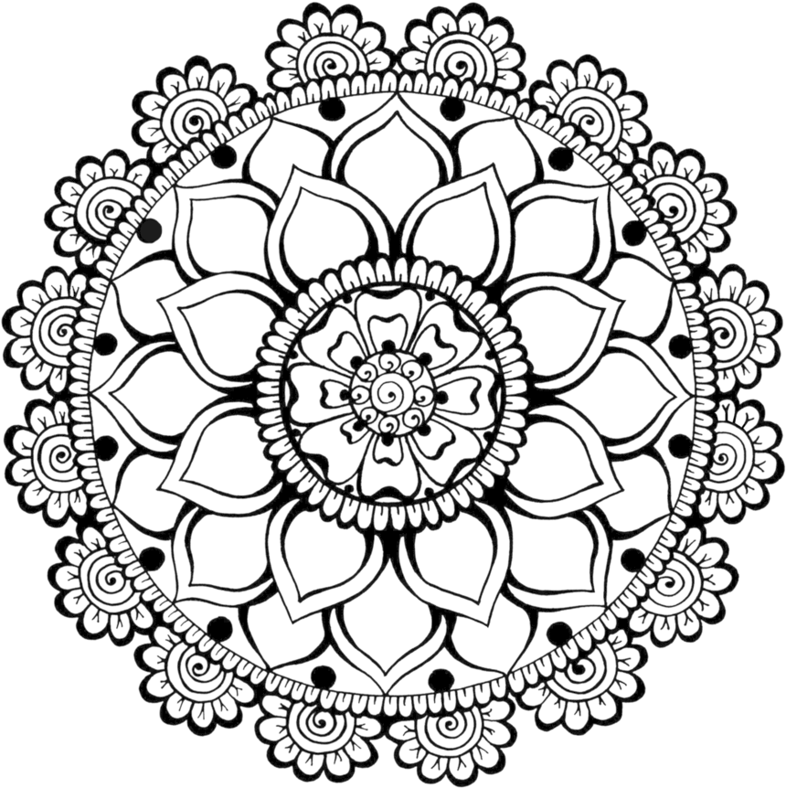 Henna Design Png - Henna Transparent (894x894), Png Download