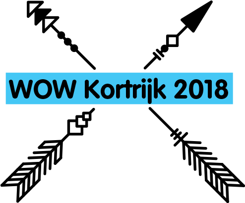Wowkortrijk2018 Wow Kortrijk Howest Hogeschool West-vlaanderen - Crossed Arrows With Heart (523x523), Png Download