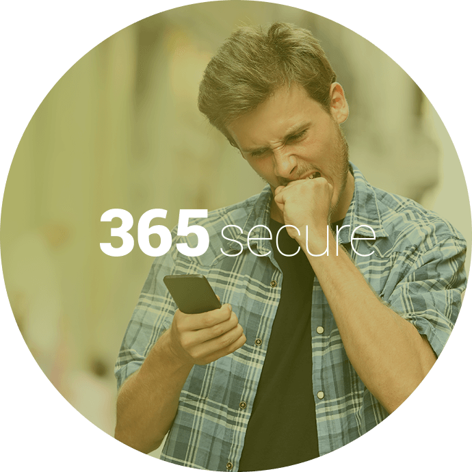 365secure-circle - Kızan Adam (690x690), Png Download