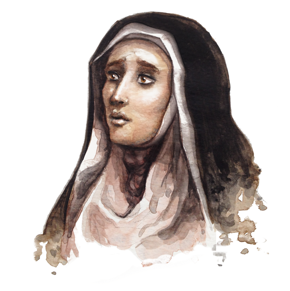 Catherine Of Sienna The Mystic - Saint (960x960), Png Download