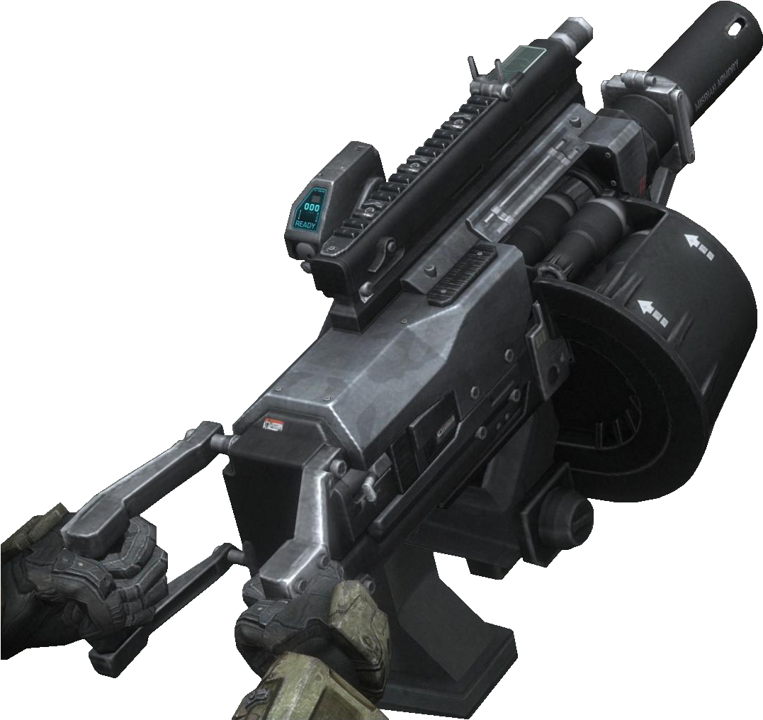 Mg460 Automatic Grenade Launcher (1095x1032), Png Download