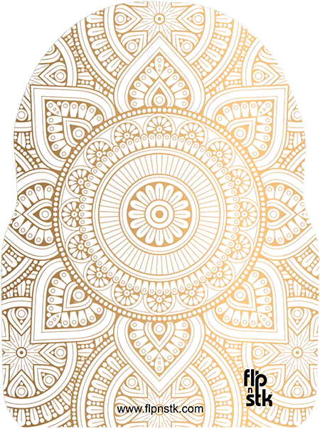 Henna Flower - Gs Cadre Plexi 21x29 Cm Carpe Diem Modif Orient Fond (655x655), Png Download