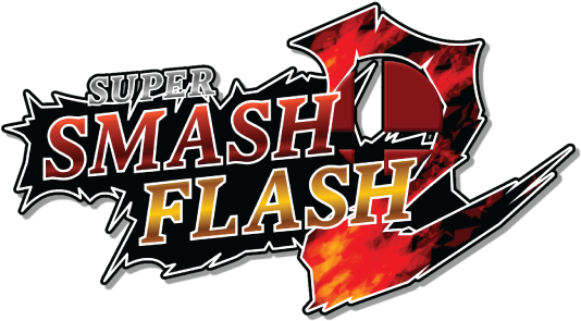 Super Smash Flash 2 Logo - Super Smash Flash 2 Title (540x300), Png Download