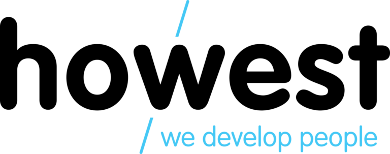 Howest Logo We Develop People Wow Kortrijk - Howest Nieuw Logo (768x303), Png Download