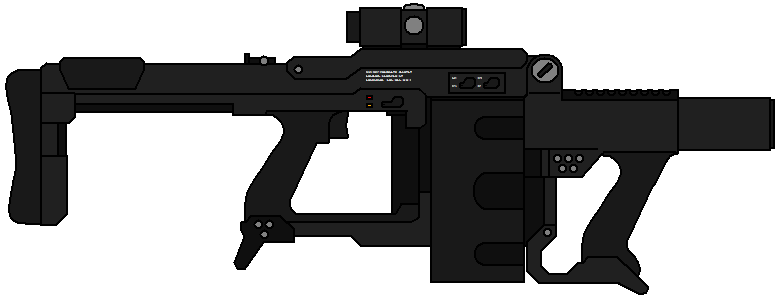 Vector Guns Grenade Launcher - Futuristic Grenade Launcher (776x297), Png Download
