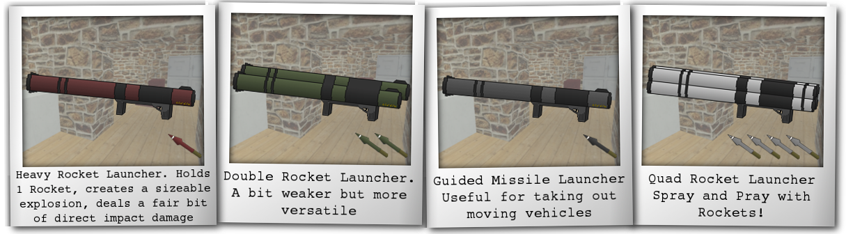 All Rocket Launchers Deal Large Amounts Of Armour Piercing - Rocket (1215x336), Png Download
