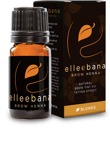Shopelleebana Brow Hennaelleebana Brow Henna Blonde - Elleebana Henna Seven Shades Box (1000x1000), Png Download
