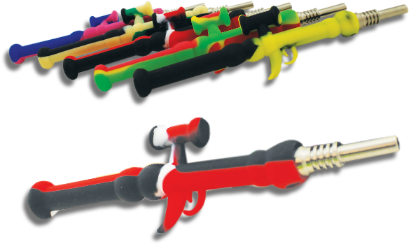 Mini Silicone Rocket Launcher Nectar Collector - Rocket Launcher (600x600), Png Download