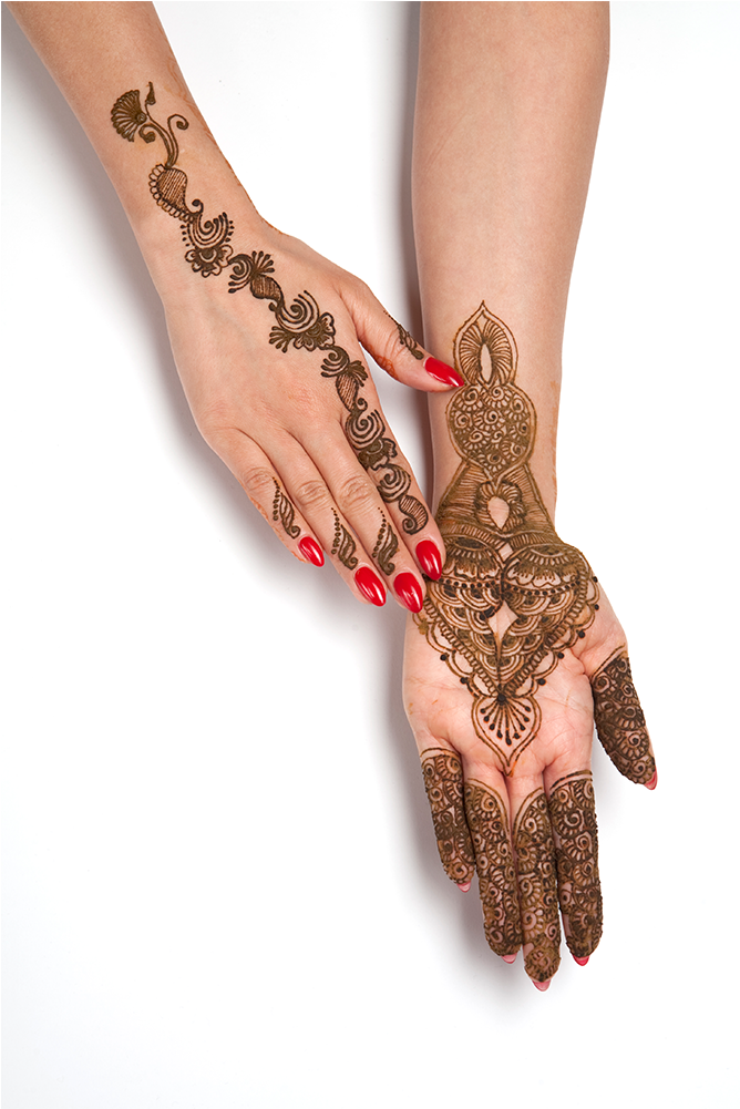 About Me - Henna Hand Png (1000x1000), Png Download