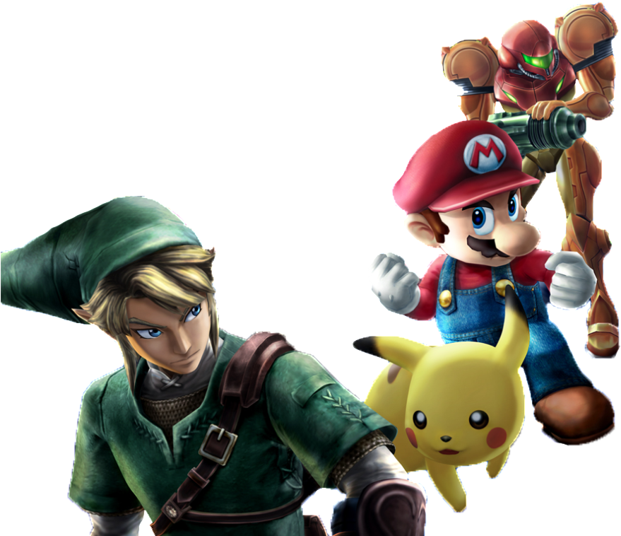 Go To Image File - Dairantou Smash Brothers X / Super Smash Bros. Brawl (940x1023), Png Download