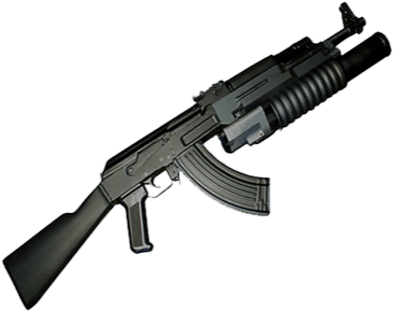 Under-barrel Grenade Launchers - Ak 40 (500x310), Png Download