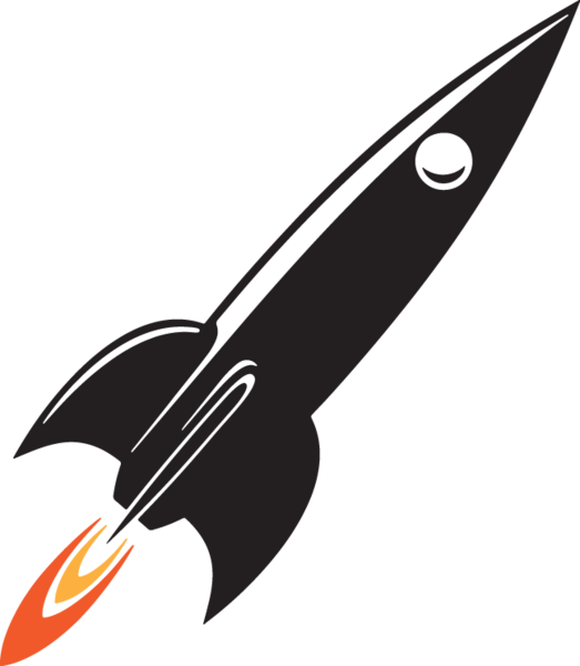 Clipart Images, Vector Clipart And Ephemera - Rocket Launch Clip Art (523x600), Png Download