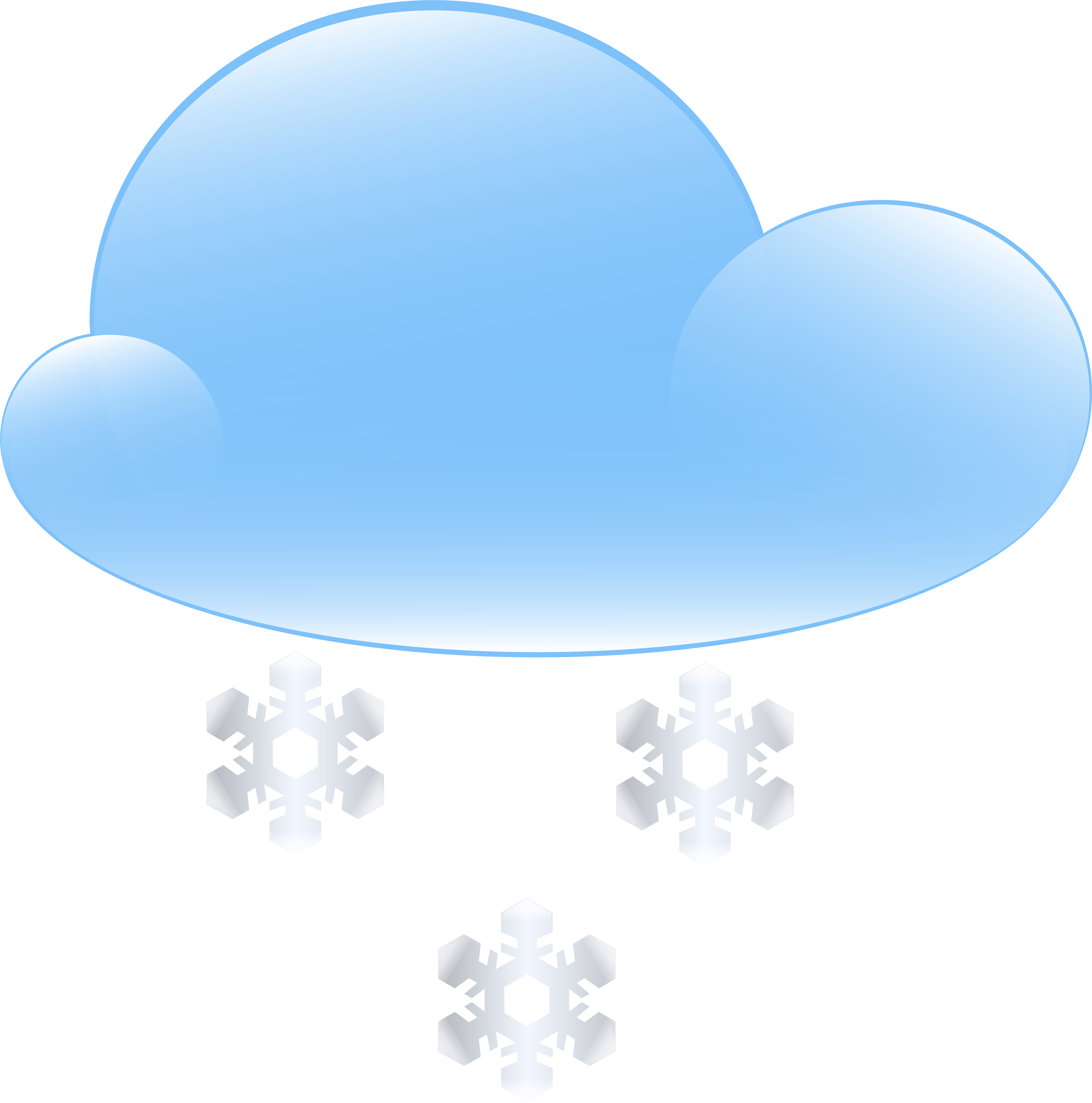 Snowy Weather Icon Png Clip Art (7704x8000), Png Download