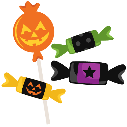 Halloween Candy Clipart Png - Halloween Candy Cartoon Png (432x432), Png Download