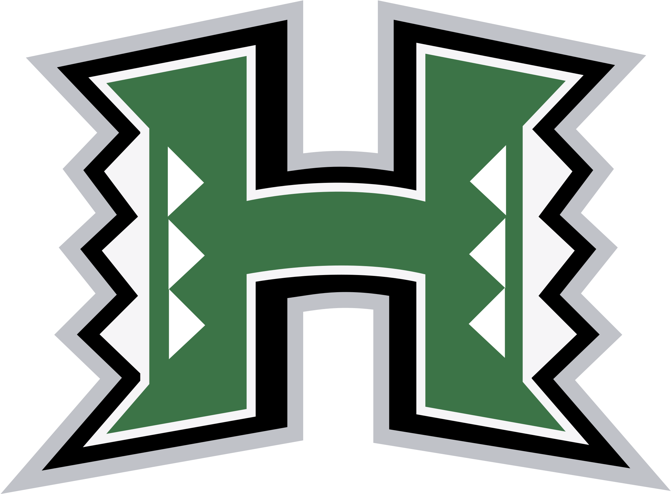 Hawaii Warriors Logo Png Transparent - Hawaii Rainbow Warriors Logo (2400x2400), Png Download