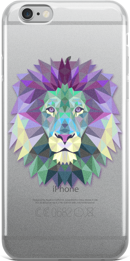 Vector Lion Iphone Case - Lion Cute Wallpaper Iphone (1000x1000), Png Download