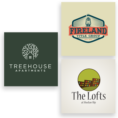 Real Estate Logo Examples - Good Logo For Real Estate (400x400), Png Download