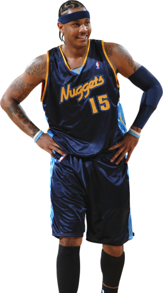 Share This Image - Carmelo Anthony Png (334x600), Png Download