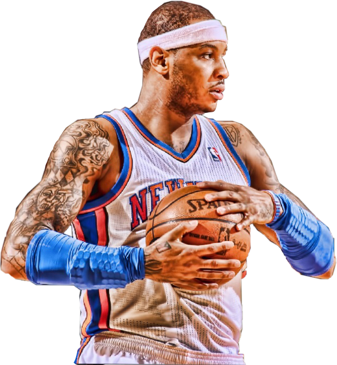 Melo Carmelo Anthony Freetoedit - Carmelo Anthony (660x715), Png Download