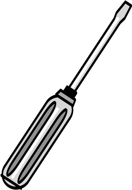 Screwdriver - Screwdriver Clipart (566x800), Png Download