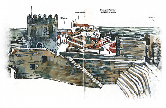 João Moreno Lives In Lisbon, Where He Draws And Teaches - Painting (700x457), Png Download