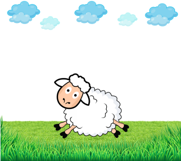 Sheep Vector, Animal, Cartoon, Cute Png And Psd - Natural Wool Dryer Balls (6) Xl Size - (360x360), Png Download