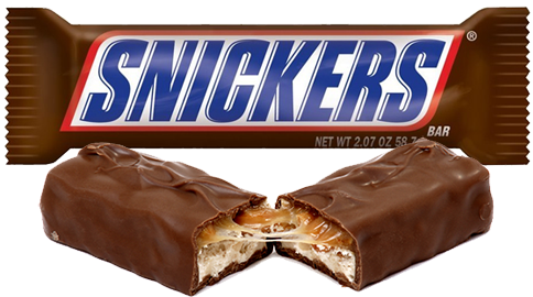 Snickers Candy Bar (500x500), Png Download