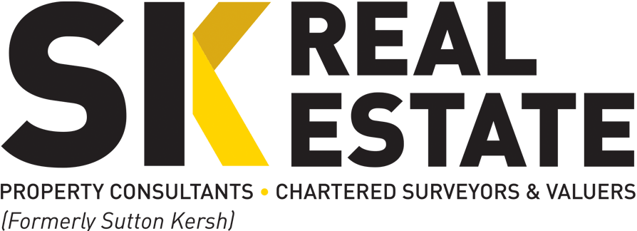 Sk Real Estate Logo (894x324), Png Download