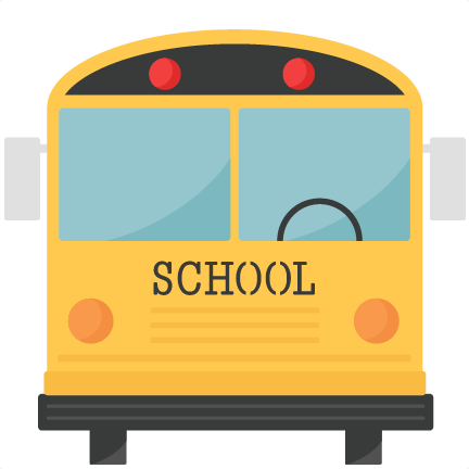 School Bus Svg Scrapbook Title School Svg Cut Files - Back Of School Bus Clipart (432x432), Png Download