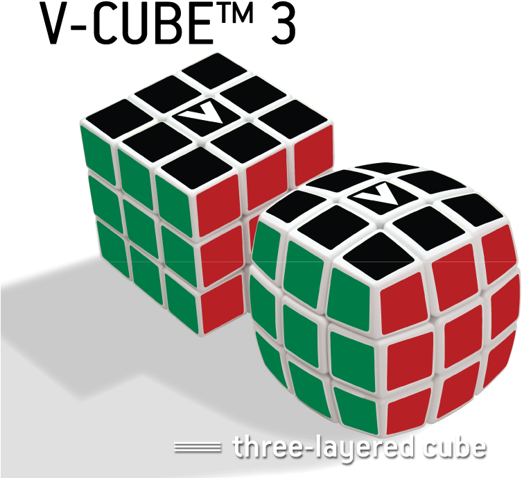 V-cube™ - 3x3x3 V-cube (800x720), Png Download