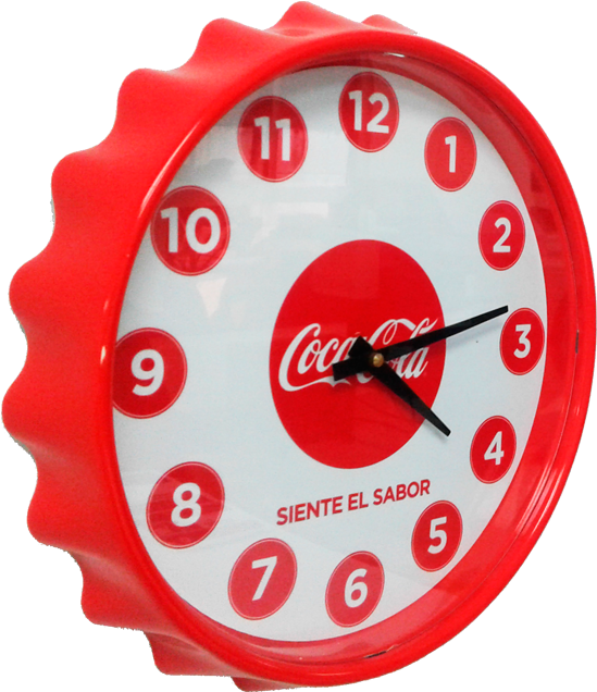 Reloj Coca Cola - Wall Clock (640x640), Png Download