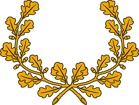 Branch, Leaf, Leafy, Leaves, Oak, Plant - Oak Coat Of Arms (449x340), Png Download