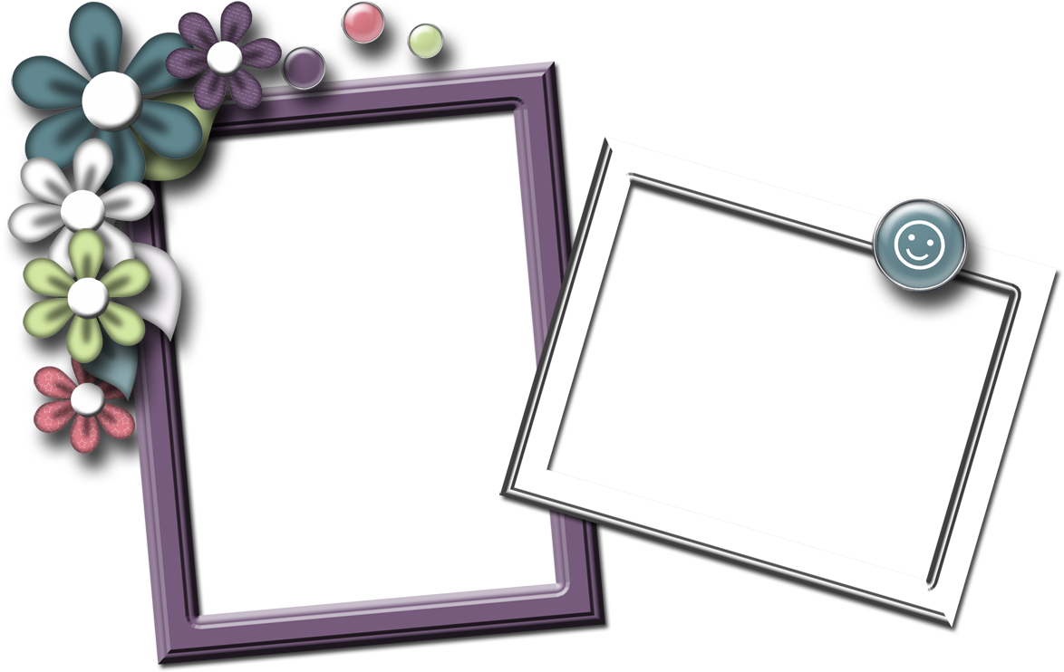 Free Spring Day Digital Scrapbook Frame Cluster - Scrapbook Frame Png (1200x763), Png Download