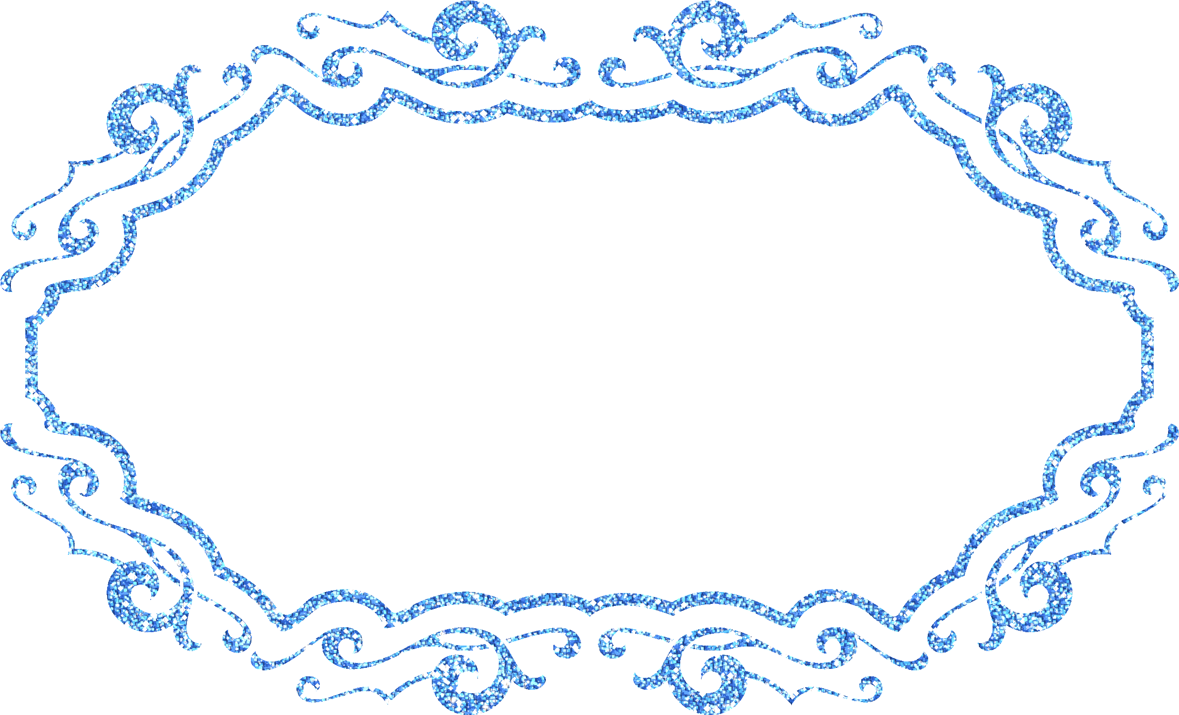 Scrapbook Scrap Element Frame 1387025 - Blank Label Frame Glitter Scrap Element Png (2400x1467), Png Download