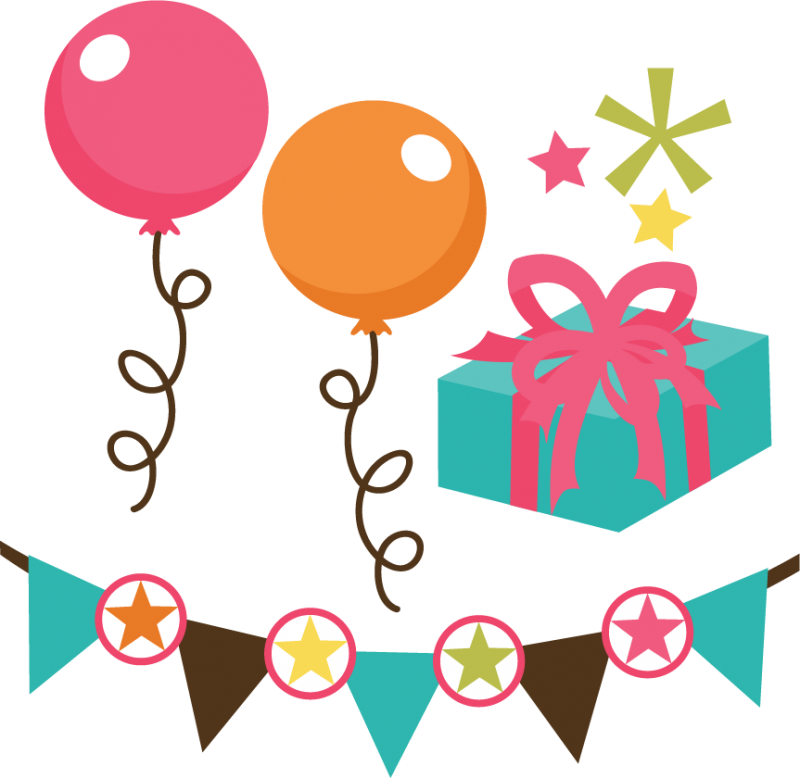 Png File Set Svg Files For Scrapbooking - Happy Birthday File Png (800x778), Png Download