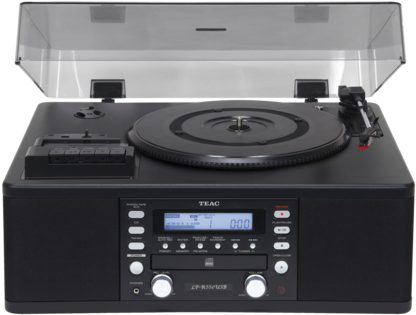R550usb B Tc Eur Front R640x320 \ - Teac Cd Recorder With Cassette Player 3 Speed Turntable (640x320), Png Download