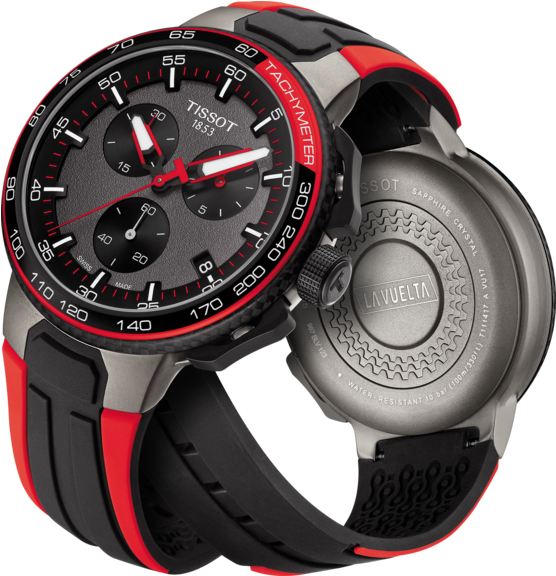 Tissot T-race Cycling Vuelta Edition - Tour De France Watch 2018 (555x841), Png Download