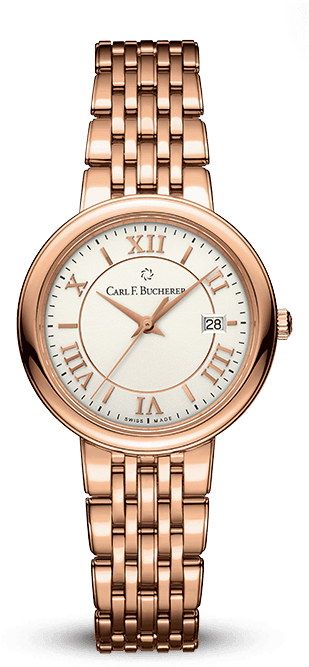 Fossil Tailor Multifunction Rose Tone Stainless Steel (500x749), Png Download