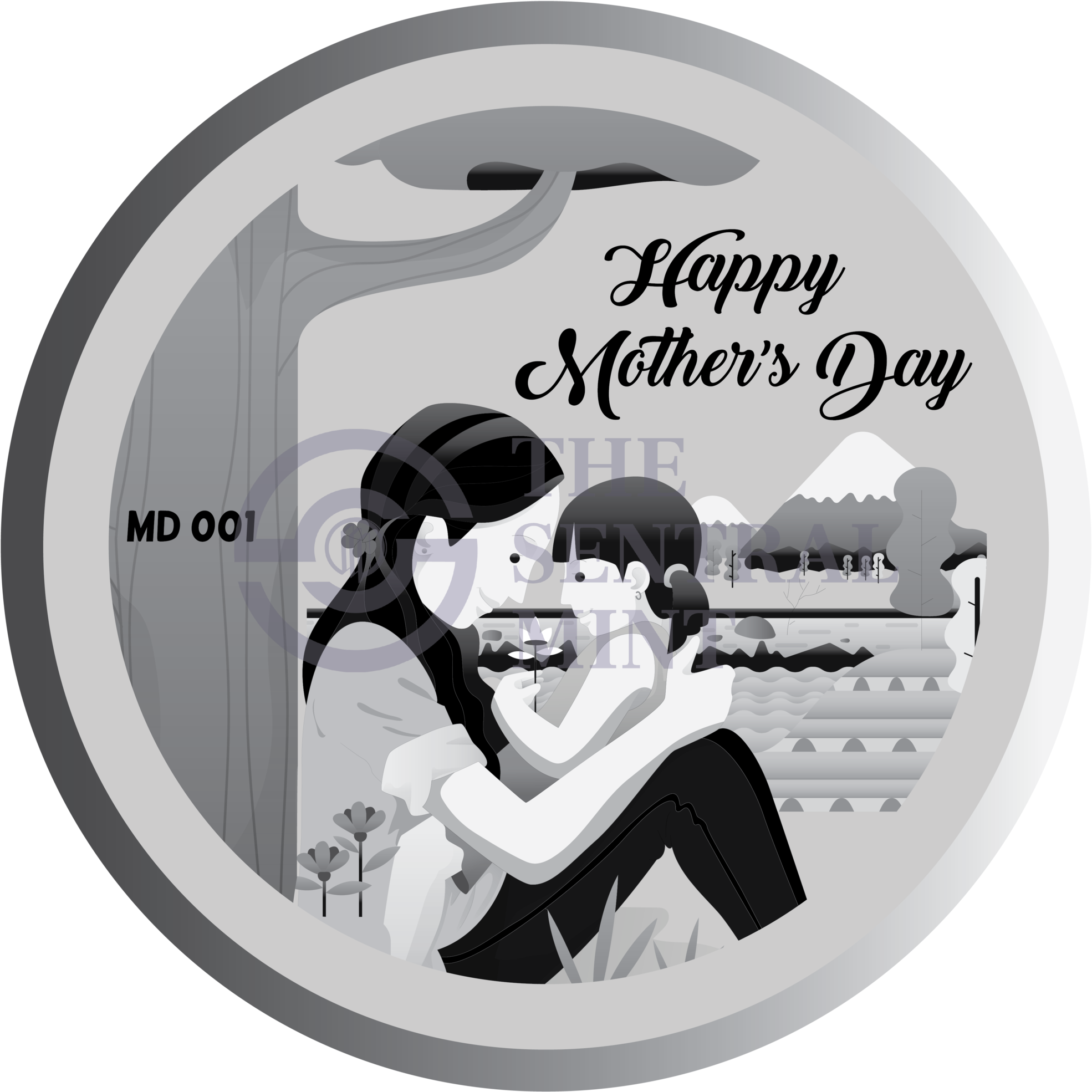 Happy Mother Day Coin - Dog Mother Wine Lover T-shirt Tee Hoodies & Sweatshirts (2048x2048), Png Download