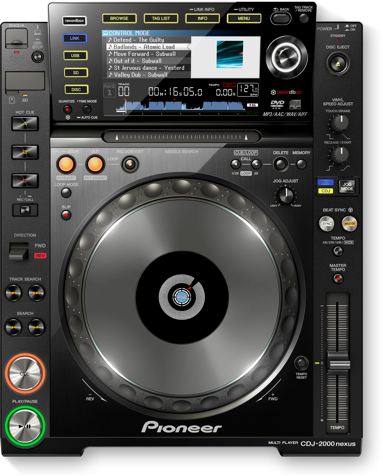 Pioneer Cdj 2000 Nexus (1477x1834), Png Download